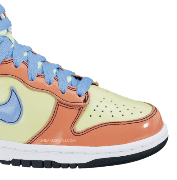 Nike 6.0 Wmns Dunk High Liquid Lime University Blue 4