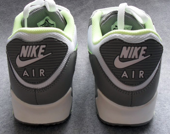 Nike Air Max 90 Light Charcoal White Lime Liquid 08