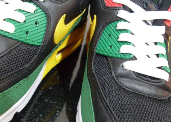 Nike Air Max 90 - 'Rasta' - Black - Yellow - Green - Red | Unreleased 2006 Sample