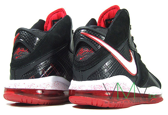 Nike Air Max LeBron VIII (8) - Black - White - Red