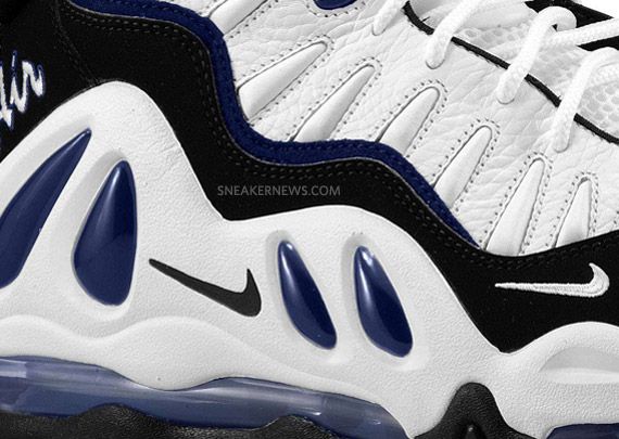 Nike Air Max Uptempo 97 - White - Black - College Blue | Available on Eastbay