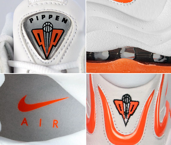 Nike Air Pippen 1 – White – Dark Grey – Total Orange | Available