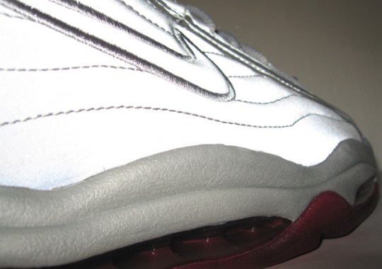 Nike Air Total Max Uptempo – Metallic Silver – Team Red | Detailed Images