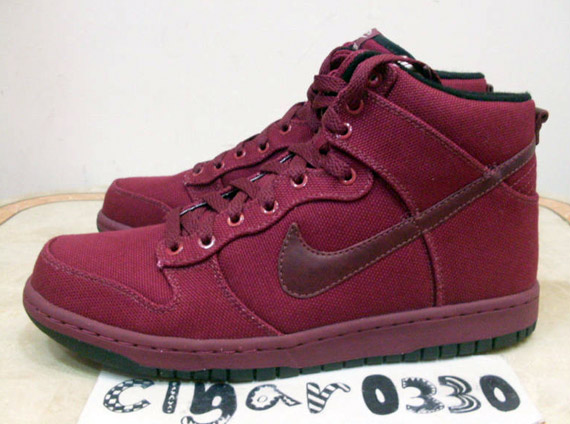 Nike Dunk High Canvas Pink Sample 1