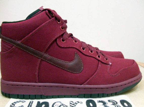 Nike Dunk High Canvas Pink Sample 6