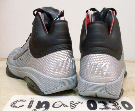 Nike Hyperfuse Metallic Silver Black Sport Red 3