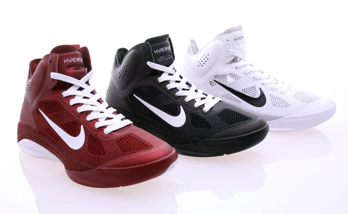 Nike Hyperfuse – New Colorways – Red + White + Black