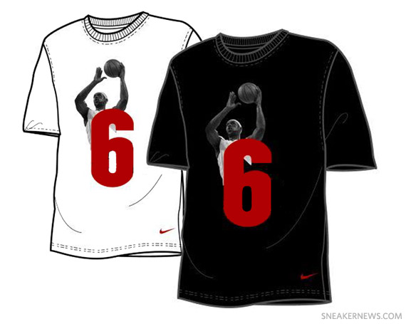 Nike Basketball - LeBron James 'Number 6' Tees