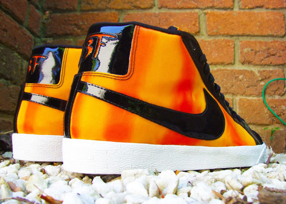 Nike SB Blazer Mid Custom by JBF – ‘Molten Lava’