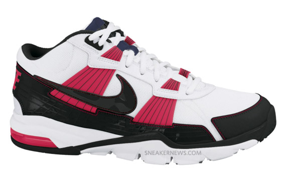 Nike Trainer Sc 2010 White Black Solar Red 1