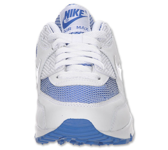 Nike Wmns Air Max 90white Blue Textile 05