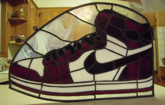 Air Jordan 1 High Stained Glass Art