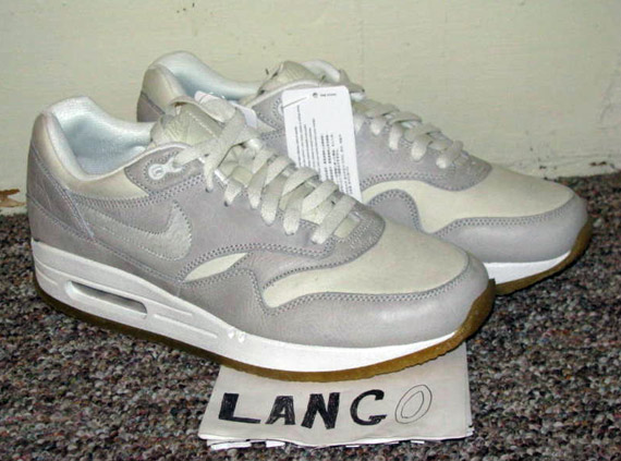 Wallabee X Nike Air Max 1 Premium Grey Sample 1