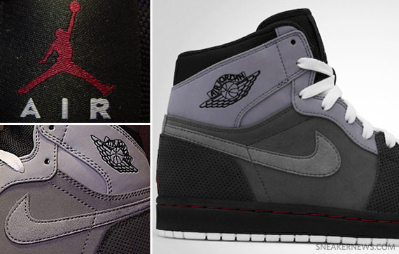 Air Jordan 1 Retro High - Stealth - Team Red - Light Graphite - Dark Charcoal