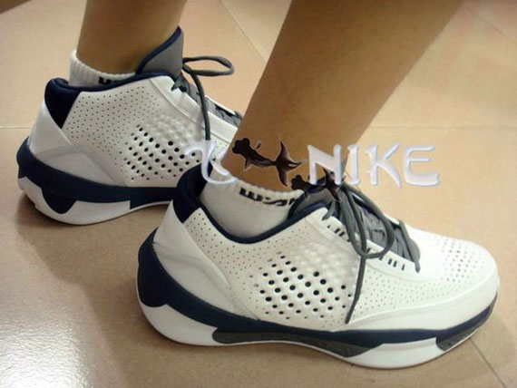 Air Jordan 2010 Team - White - Navy Blue - Grey