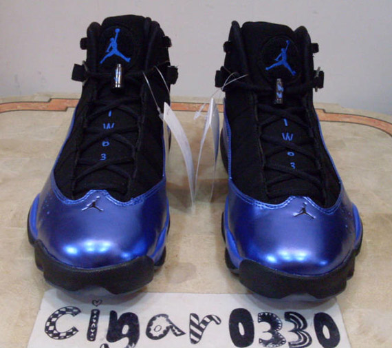 Air Jordan 6 Rings Black Varsity Royal Foam 3