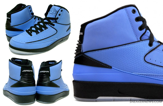 Air Jordan II (2) Retro QF - University Blue - Black | Available on eBay