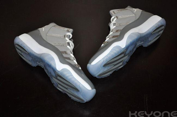 Air Jordan Xi Cool Grey Mens New Images 012