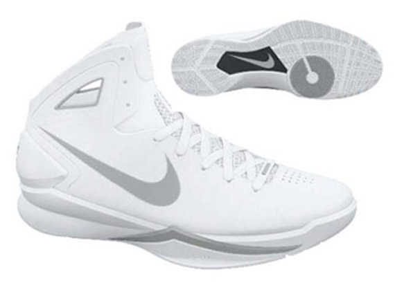 Hyperdunk 2010 Qs White Silver