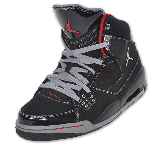 Jordan Sc1 Patent Black Red White Grey 01