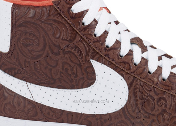 Nike 6.0 Wmns Blazer Mid Light Chocolate White 5