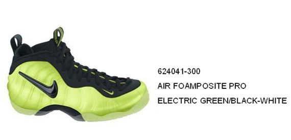 Nike Air Foamposite Pro Electric Green Black 2