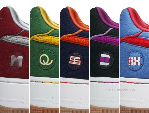 Nike Air Force 1 Low Supreme - 'Five Boroughs' Pack | New Images + Release Info