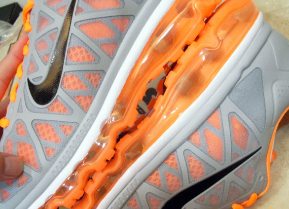 Nike Air Max+ 2011 - Wolf Grey - Black - Total Orange