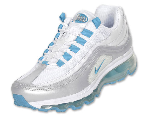 Nike Air Max 24-7 GS - Metallic Silver - White - University Blue