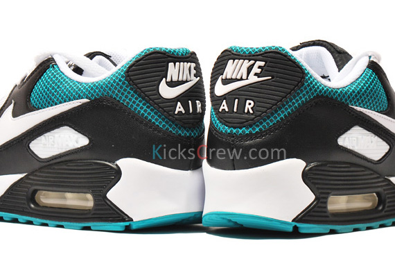 Nike Air Max 90 - Black - White - Turbo Green