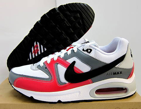 Nike Air Max Command White Black Varsity Red 2