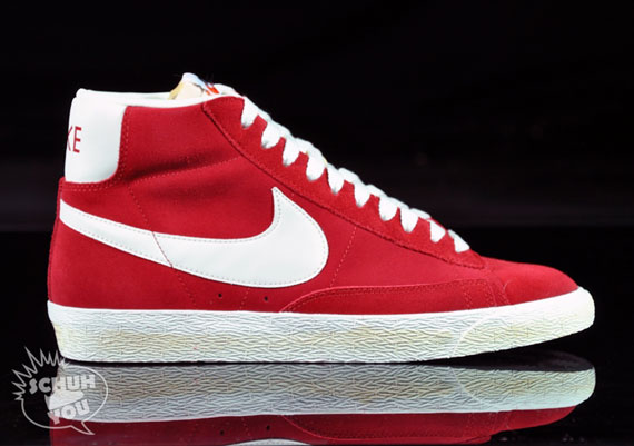 Nike Blazer High Suede Vintage Varsity Red 04