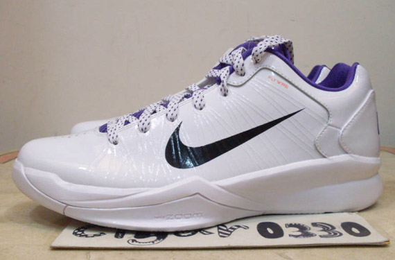 Nike Hyperdunk 2010 Low White Purple Orange Sample 2