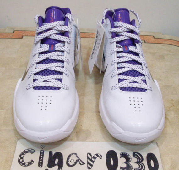 Nike Hyperdunk 2010 Low White Purple Orange Sample 3