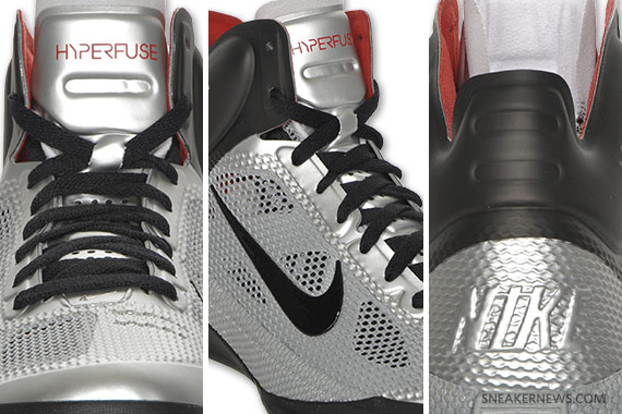 Nike Hyperfuse - Metallic Silver - Black - Sport Red | August 2010