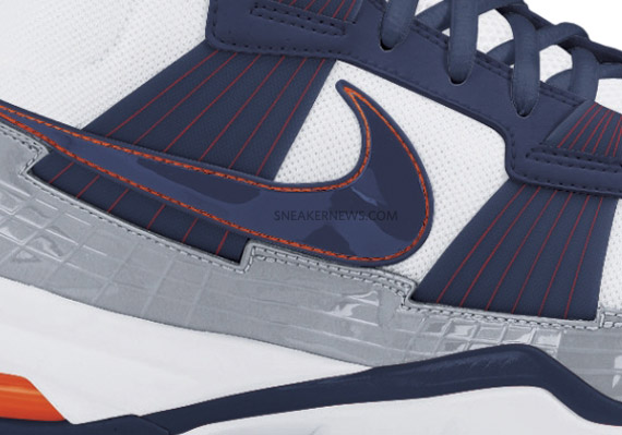 Nike Trainer SC 2010 - White - Obsidian - Metallic Silver - Team Orange