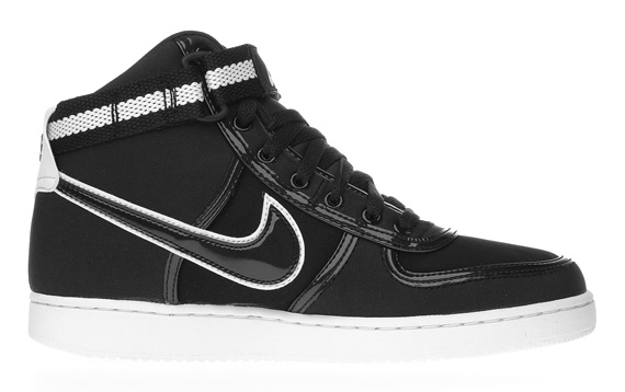 Nike Vandal High Black Canvas Patent Leather 04