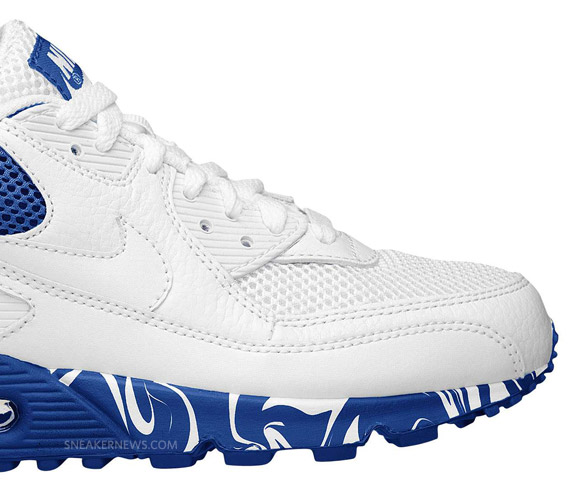 Nike Wmns Air Max 90 White Varsity Royal 3