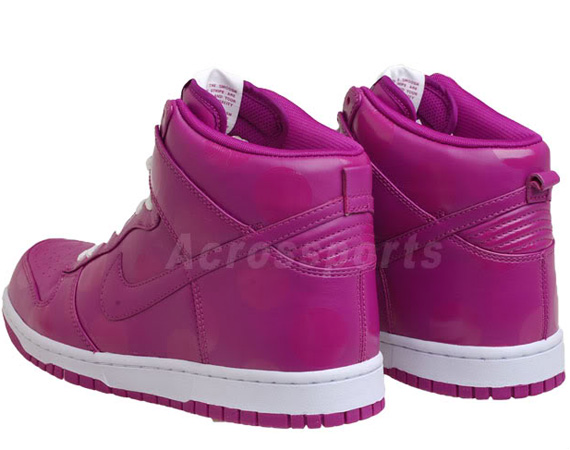 Nike Wmns Dunk High Pink Polka Dot 031