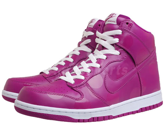 Nike Wmns Dunk High Pink Polka Dot 041