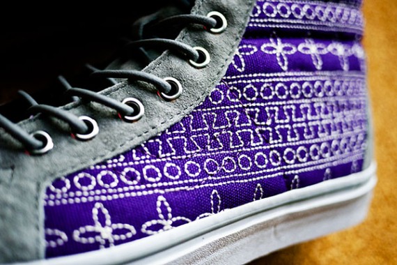 Vans Vault Sk8-Hi ‘Inca Flower’ – Purple – Grey