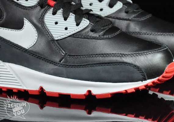 Nike Air Max 90 – Black – Matte Silver – Sport Red | New Images