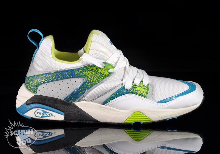 Puma Blaze Of Glory 91 White Blue Green 01