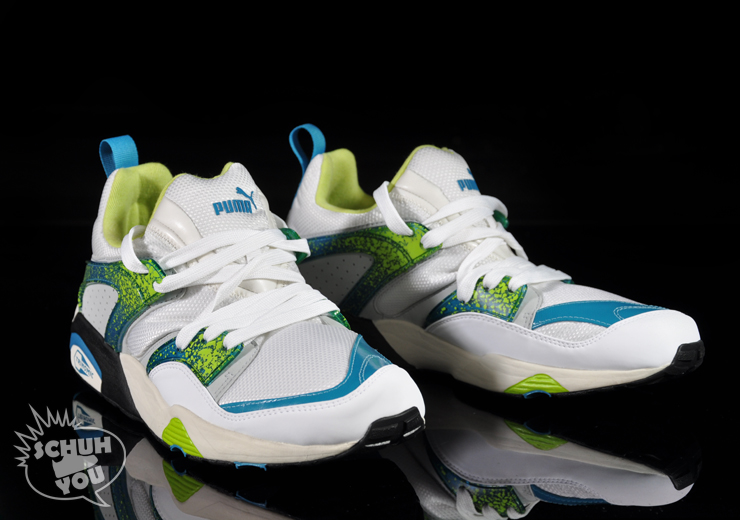 Puma Blaze Of Glory 91 White Blue Green 04