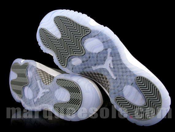 Air Jordan Xi 11 Cool Grey Mens Marquee Sole 05