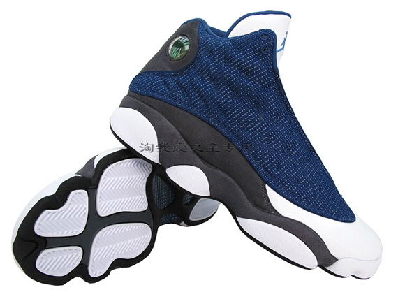 Air Jordan Xiii French Blue Flint Grey 2010 New Images 07