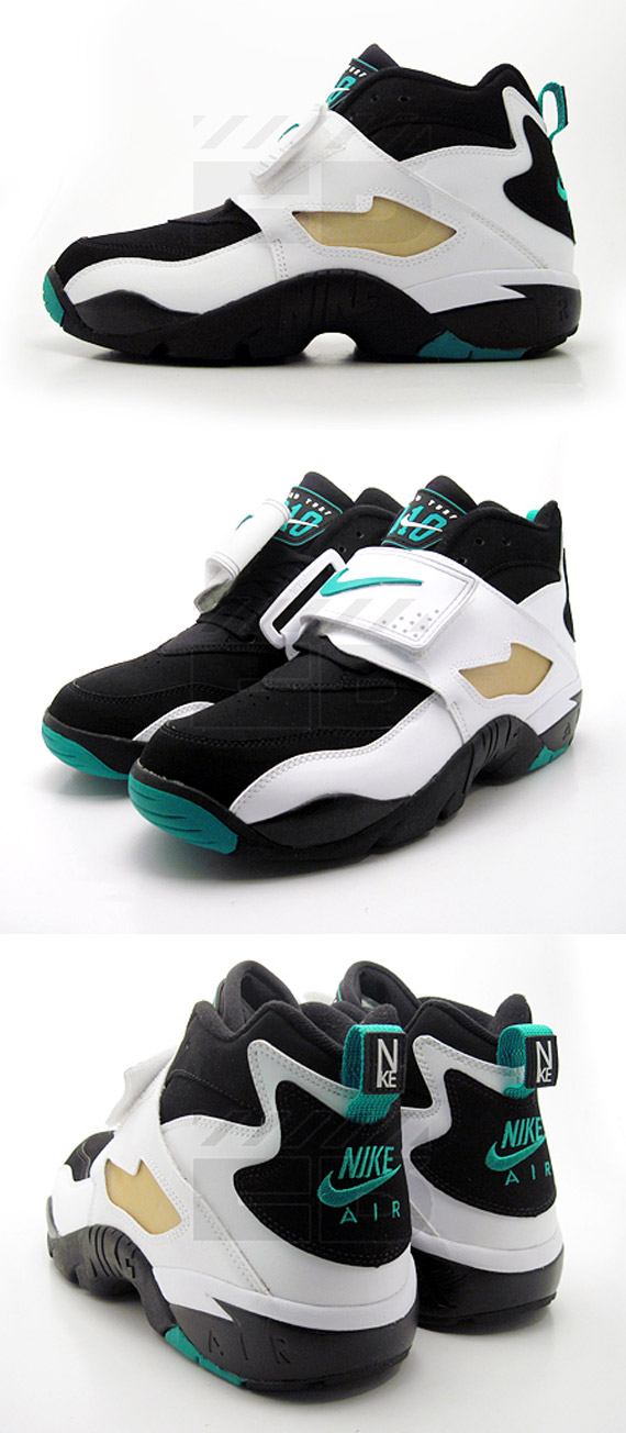 Nike Air Diamond Turf Black Emerald Gold Eb 2