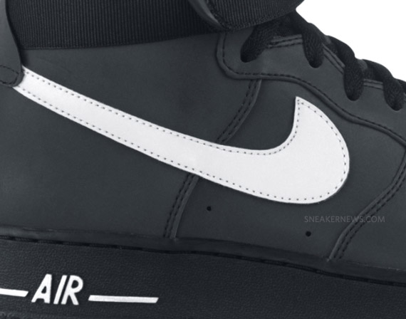 Nike Air Force 1 High Supreme - Black - Metallic Silver | August 2010