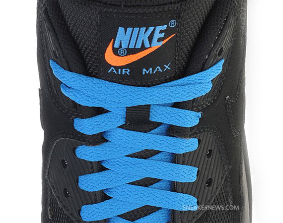 Nike Air Max 90 - Black - Photo Blue - Total Orange