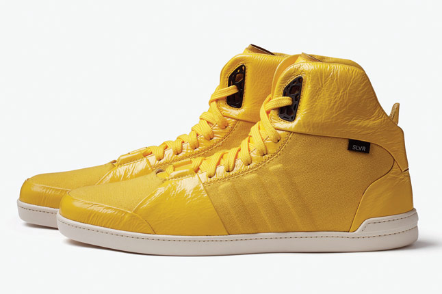 Adidas Slvr New High Top Yellow Side 1